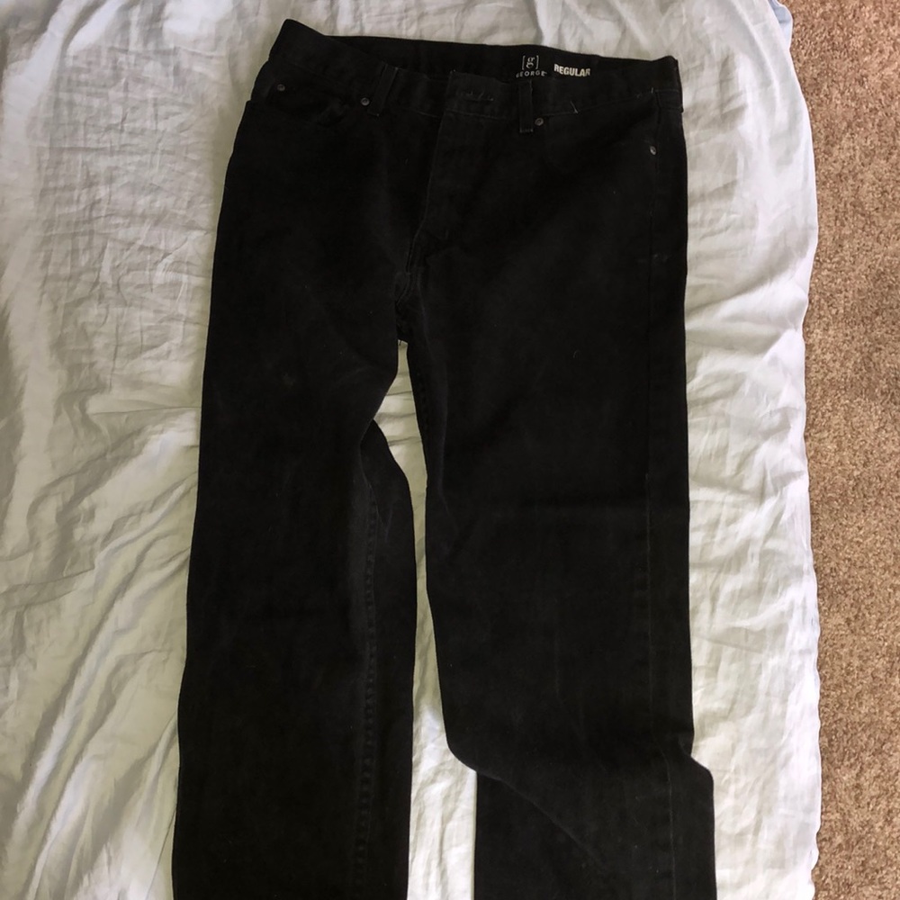 Black work jeans